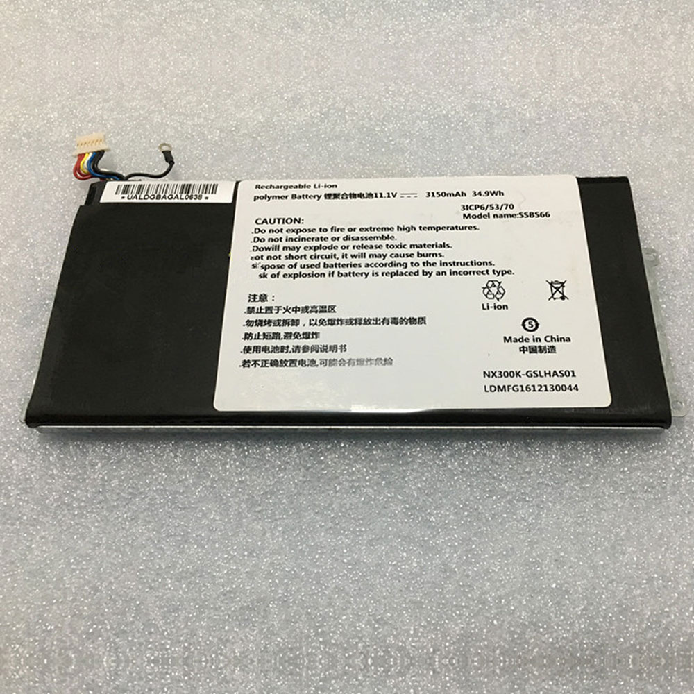 Batería para SQU-1307-4ICP/48/hasee-SSBS66